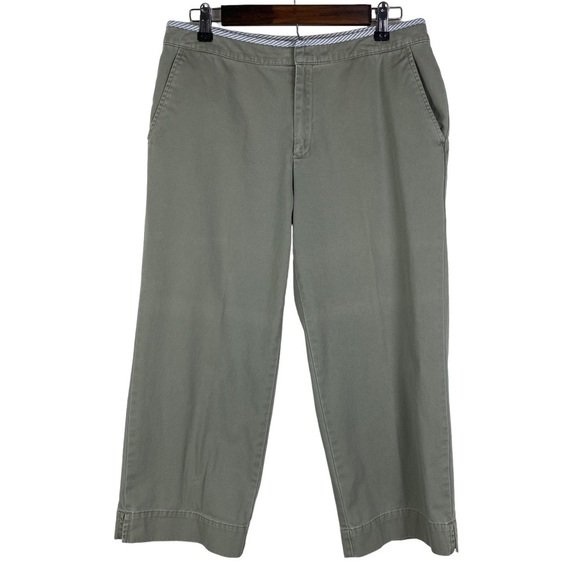 Tommy Hilfiger Cotton Capris Women's 8 Light Gray - Picture 1 of 9